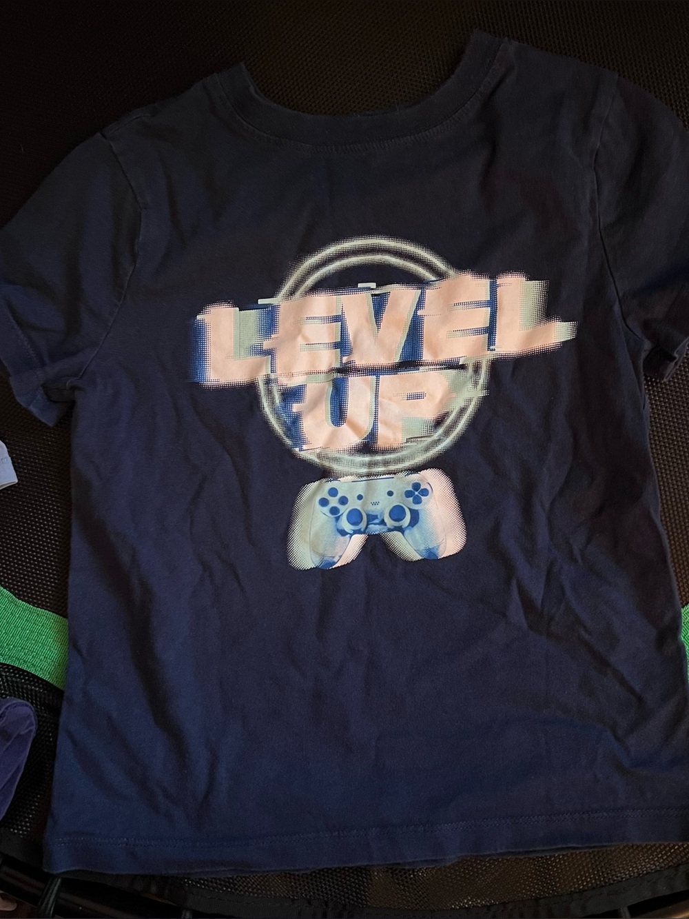 Oshgosh ’Level Up’ navy blue tshirt- size small